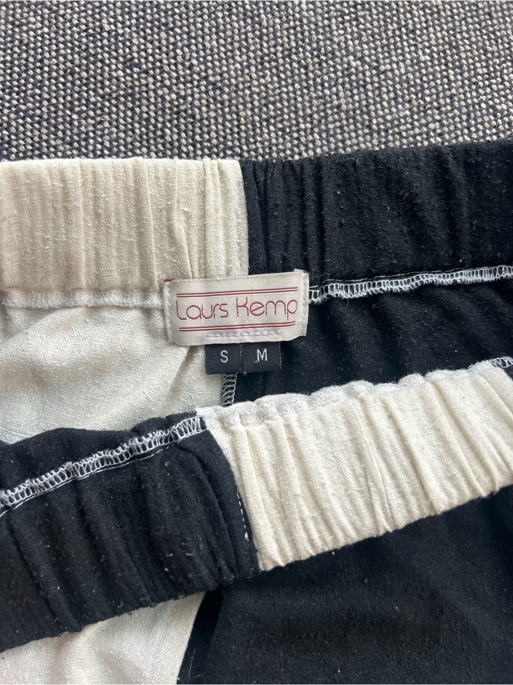Black and Cream Laurs Kemp Bottoms